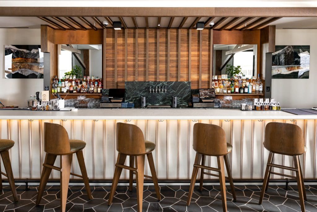 Thompson Denver's sixth-floor bar, Reynard Social, is a great spot for bites and cocktails. (Photo by Julie Soefer)