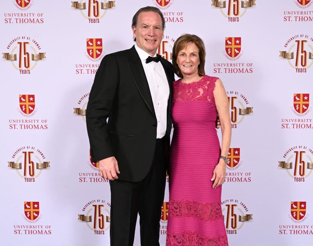 Andy & Aileen McCormick at the UST 75th anniversary gala. (Photo by Daniel Ortiz)