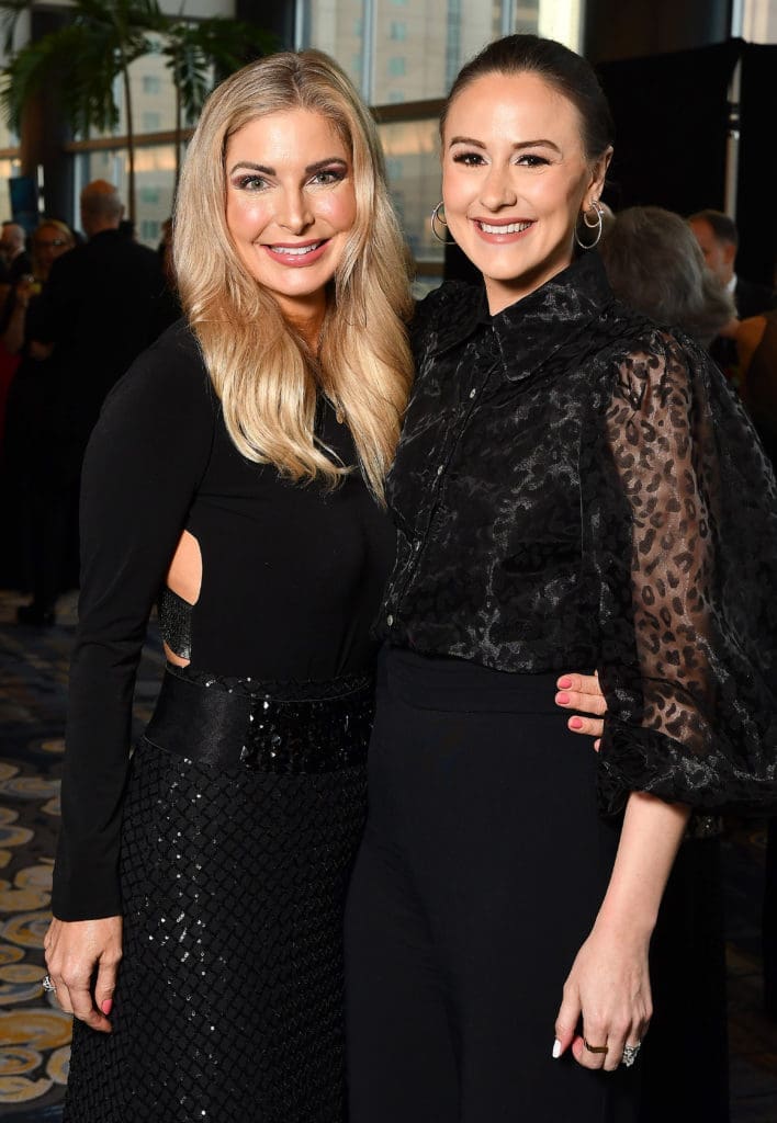 Romy Mitchell, Andrea Bryan at the University of St. Thomas 75th Anniversary Gala at the Hilton Americas Houston (Dave Rossman photo)