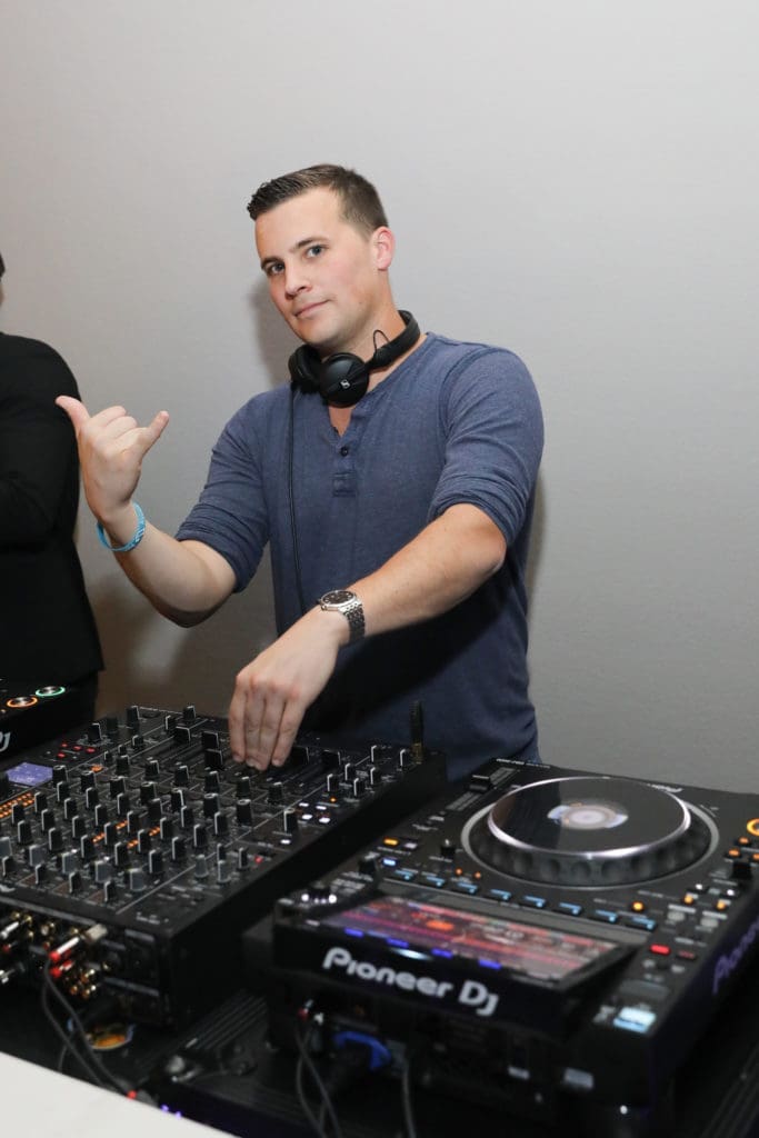 DJ Wassu at the CAMH 'Secret Underground' gala (Photo by Priscilla Dickson)
