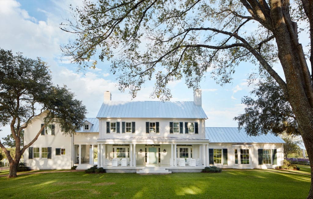 Curtis & Windham Architects designed the new family farmhouse on the McCarthys’ property in Bellville. (Photo by Trevor Tondro and Otto )