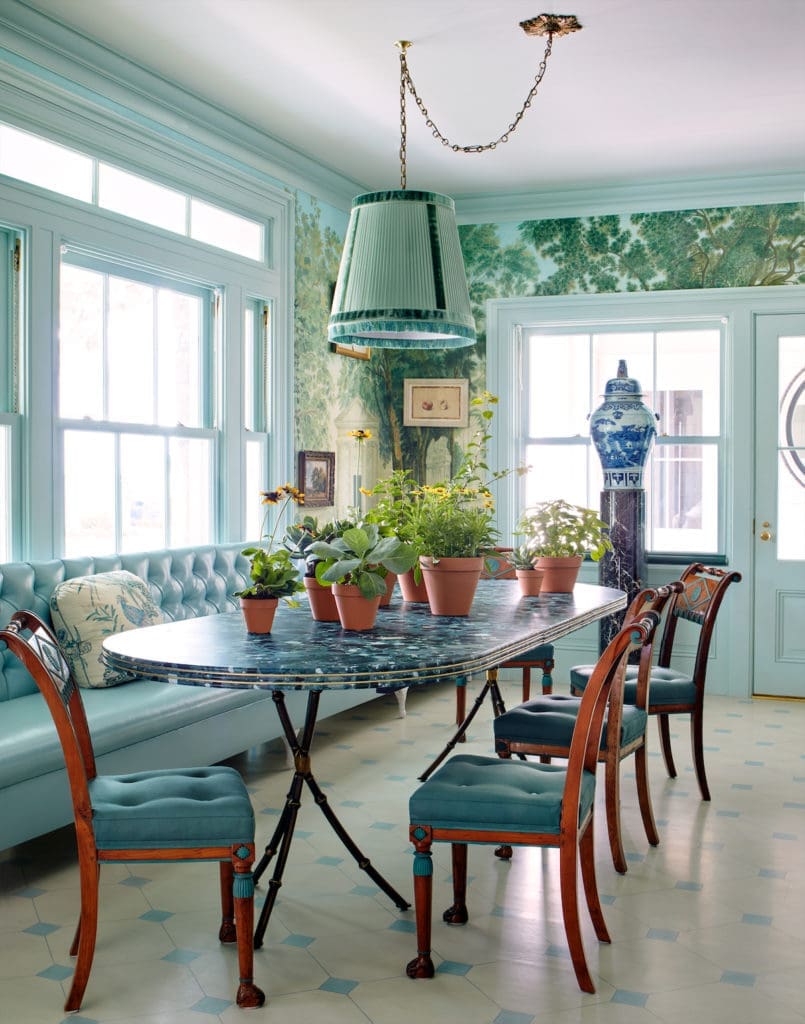 The breakfast room of Goodthyme Farm. (Photo by Trevor Tondro and Otto)