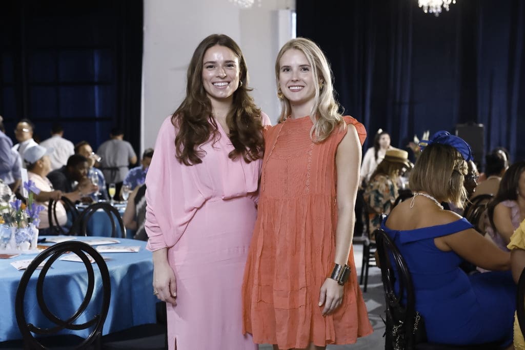 Rachel Owen, Grace Dees at the Children at Risk Big Brunch (Photo by Quy Tran)