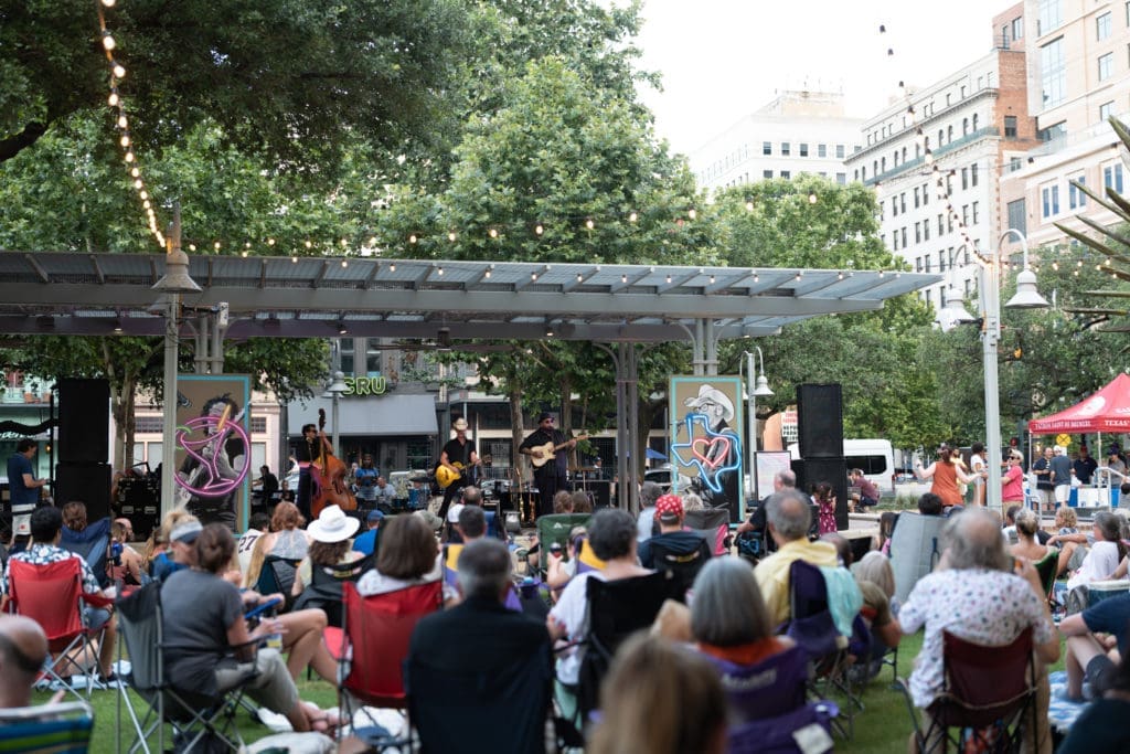 Musicians rock out at Market Square Park (Photo by Daniel Ortiz)