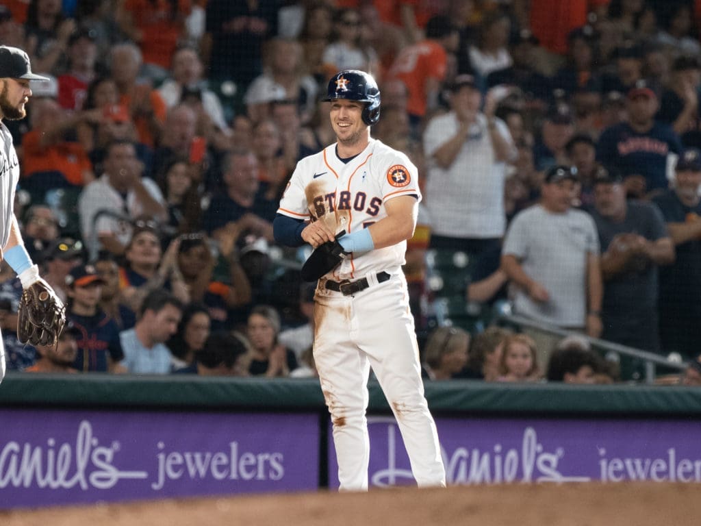 When Alex Bregman is right, the Houston Astros lineup takes on a new dimension. (Photo by F. Carter Smith)