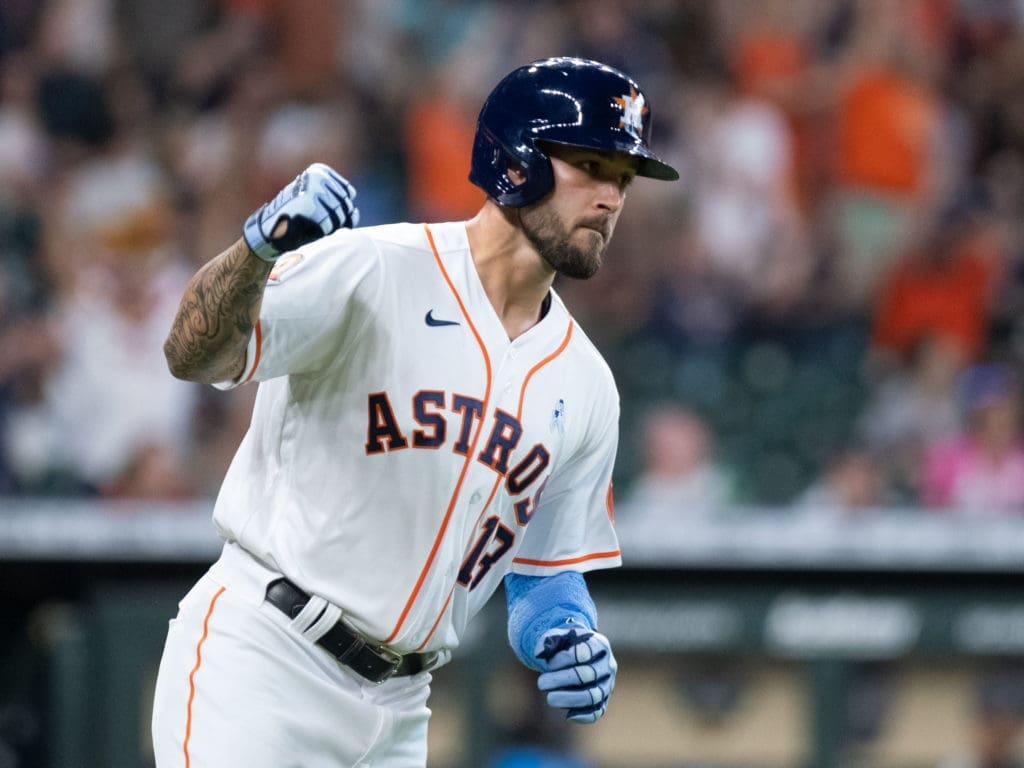 J.J. Matijevic enjoyed this first MLB hit and home run in one. (Photo by F. Carter Smith)