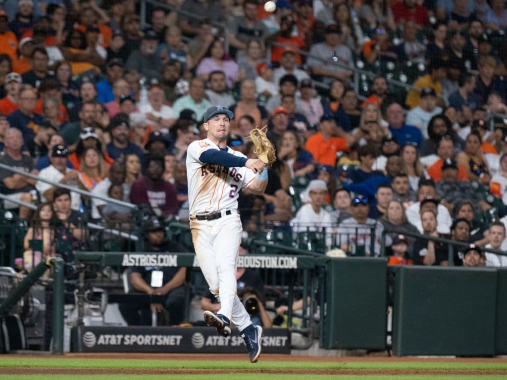 Alex Bregman is one of the best defensive third baseman in baseball. (Photo by F. Carter Smith)