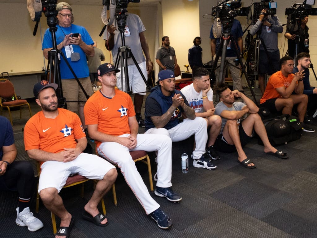 Yordan Alvarez’s Teammates Show How Much They Love Him With Touching Moment During His $115 Million Astros Contract Day