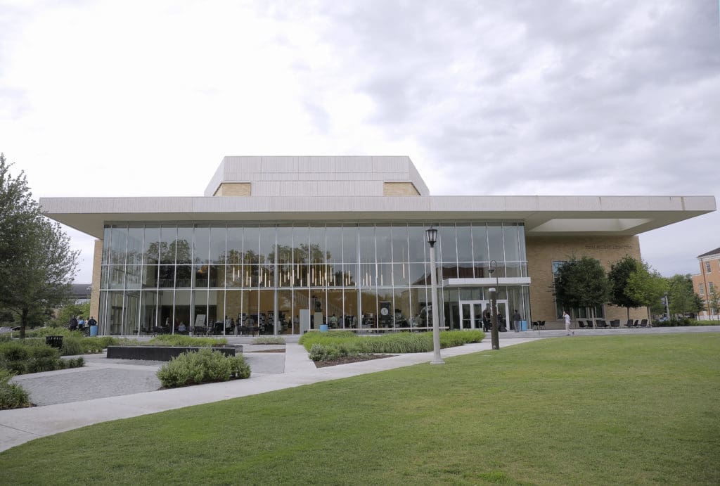 Van Cliburn Concert Hall at TCU in Fort Worth, Texas. (Photo by Richard Rodriguez)
