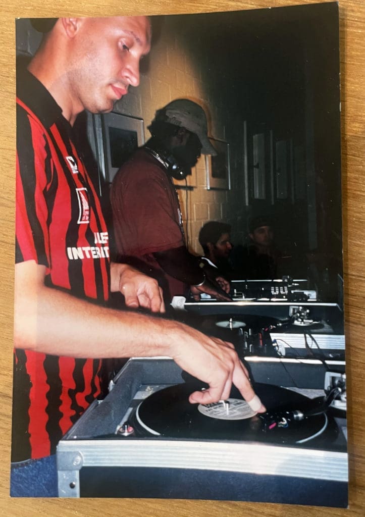 Soular Sessions with DJ Chicken George at Cafe Brasil, 1998 (Courtesy DJ Sun)