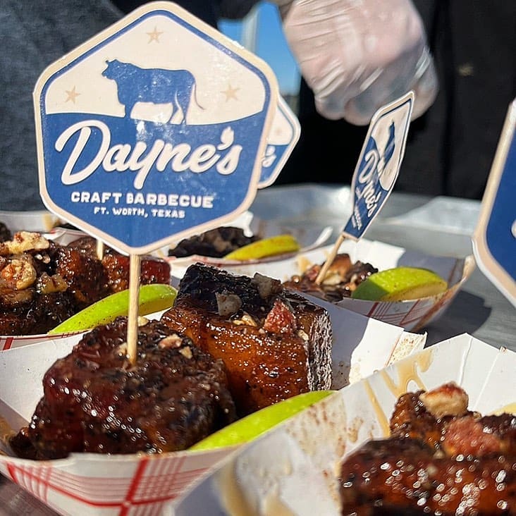 Did we mention Dayne's burnt bacon ends and hamburgers?