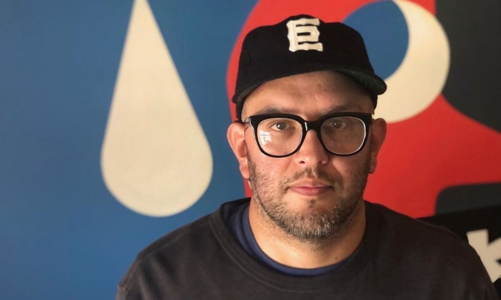 Favio Moreno divides his time between painting, printmaking, and design.