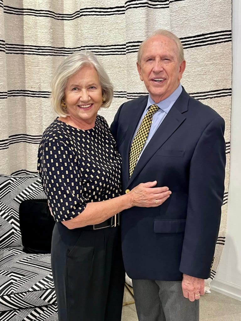 Jeanne & Samuel Golden at Arsin Rug Gallery for Ronel Golden's book signing (Photo by Kathryn Smith)