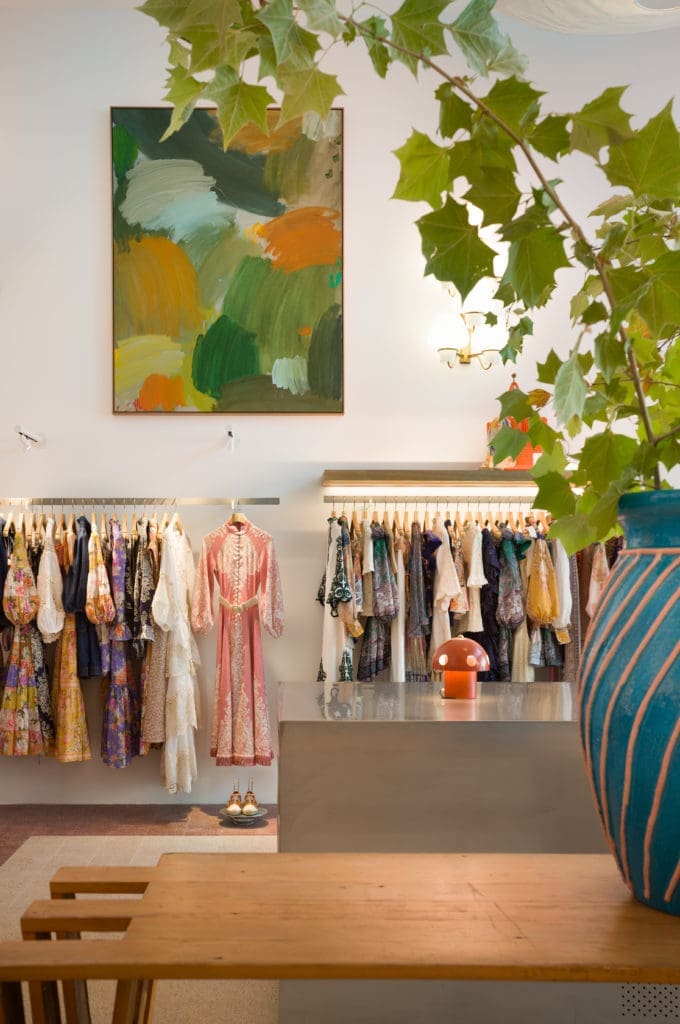 Iconic Australian fashion label Zimmermann has landed in River Oaks District with the full line of dresses, swimsuits and accessories.