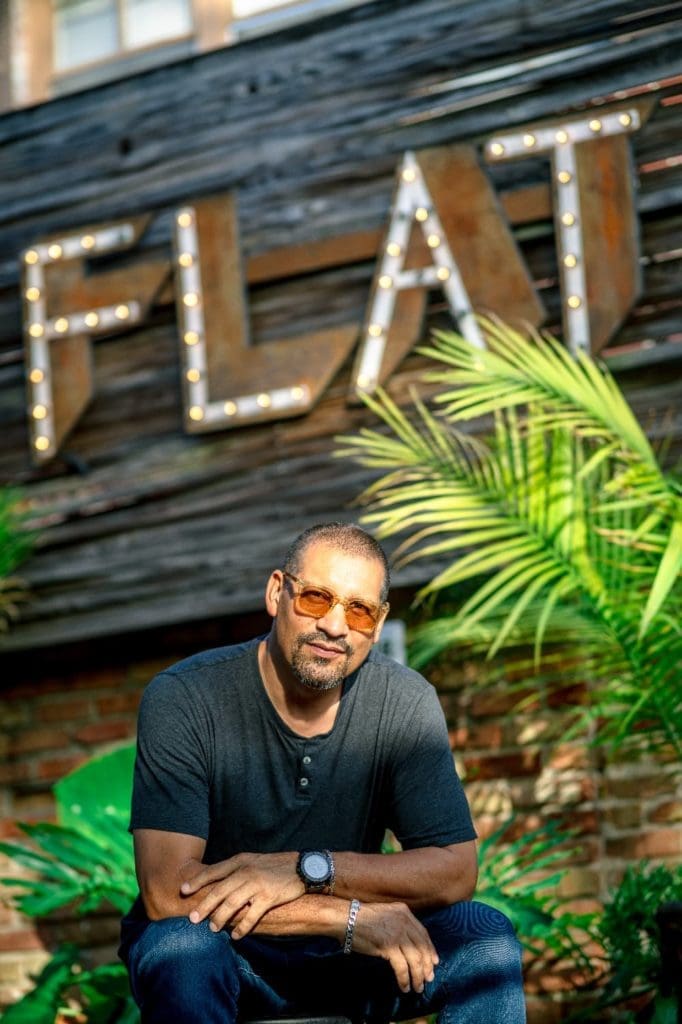 DJ Sun is the owner of live music venue The Flat. (Photo by Amil Velasquez)