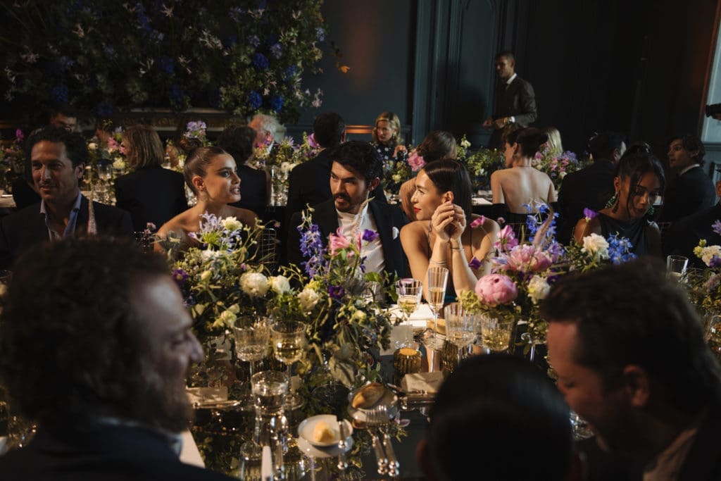 The David Yurman family hosted a glittering coterie of celebrities for a dinner at the Louvre celebrating opening of the brand's flagship store in Paris. (Photo by Lewis Merritt)