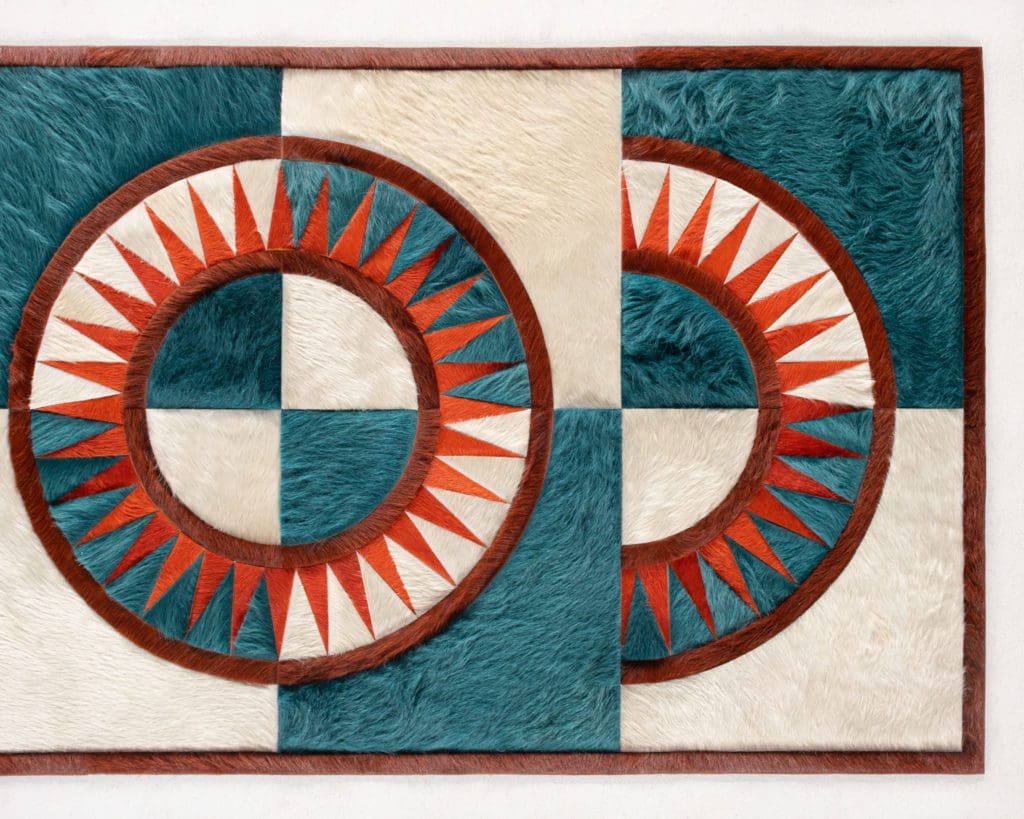 "Compass" from Kyle Bunting’s Stateside collection, designed in collaboration with his mother, Peggy Bunting