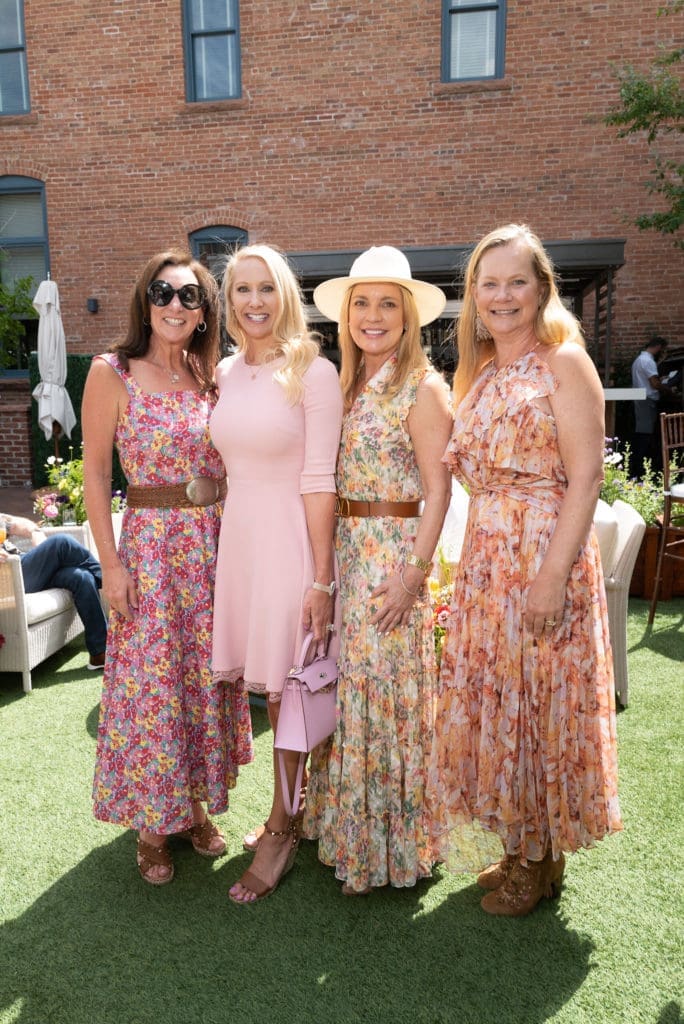 Amalia Stanton, Laurie Krohn, Melissa Juneau, Laura Escalona at the Memorial Hermann Aspen celebration of leading supporters of the Memorial Hermann Foundation. (Photo by Daniel Ortiz)