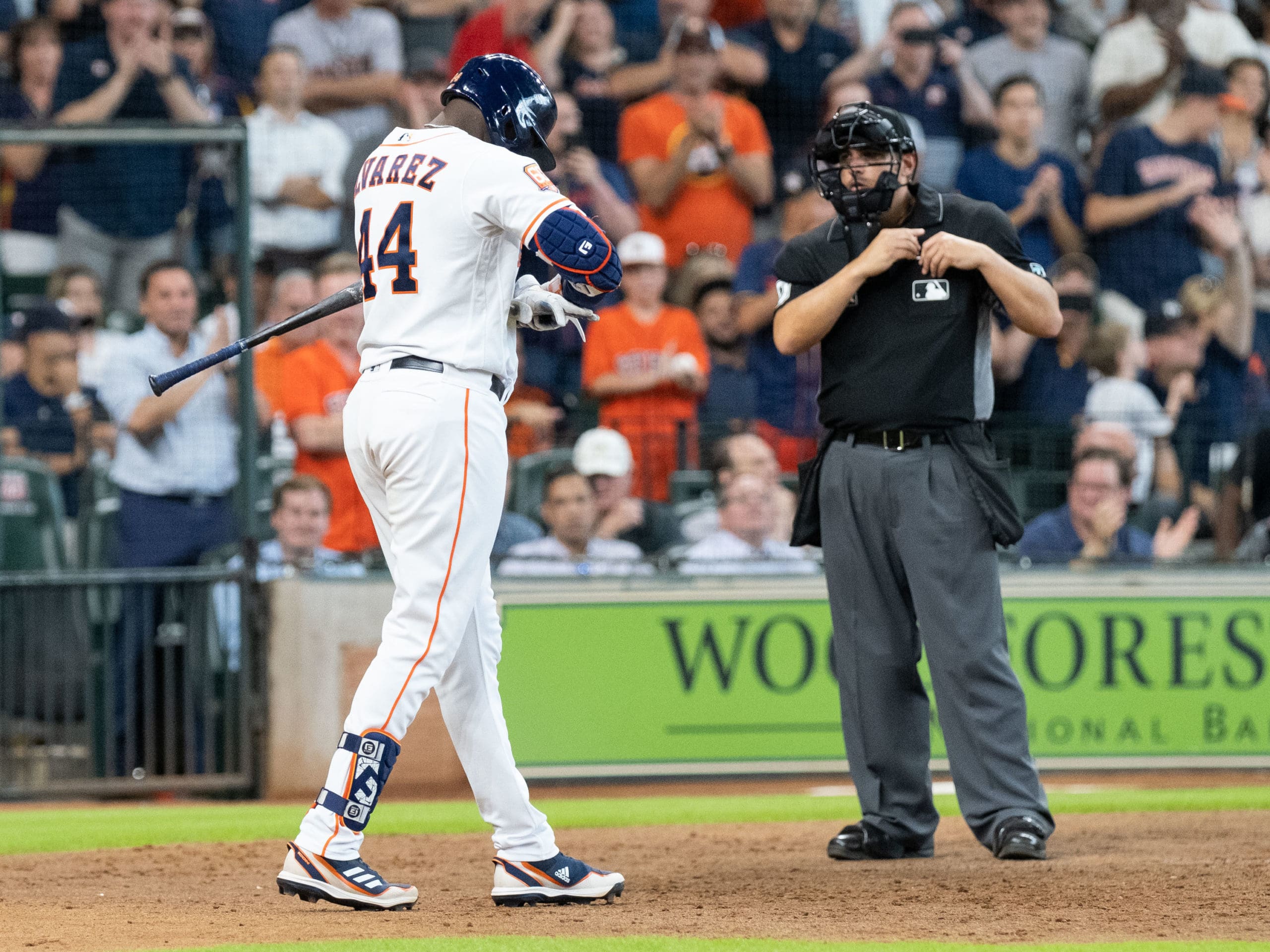 In the first game of Thursday afternoon’s doubleheader at Minute Maid Park. pinch hitter J.J. Matijevic scored Alex Bregman from third base with an infield single in the bottom of the ninth for a 3-2 walk-off win over the Yankees.