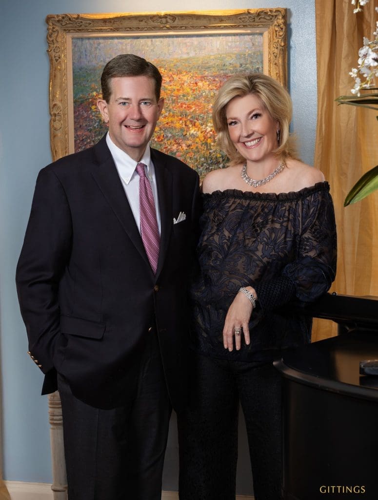 First time Best Dressed honoree Kathryn Smith & Jeff Smith. (Photo Courtesy of Gittings and jewelry by Valobra Master Jewelers)