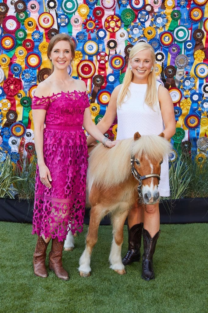 Leslie Rousseau, Katherine Wyker with Equest mini ambassador Dare (Photo by Nate Rehlander)