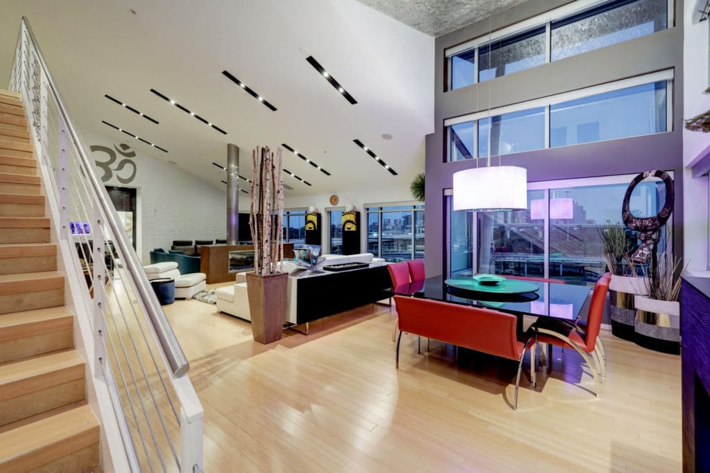 James Bond would be quite at home in the penthouse at 102 Quitman. (Photo by TK Images)