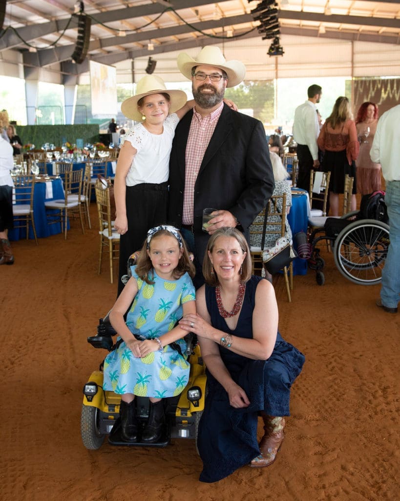 (front) – Rider of the Year Award recipient Olivia McLean, Maggie McLean, (back) – Keagan McLean and Jesse McLean (Photo by Tamytha Cameron)