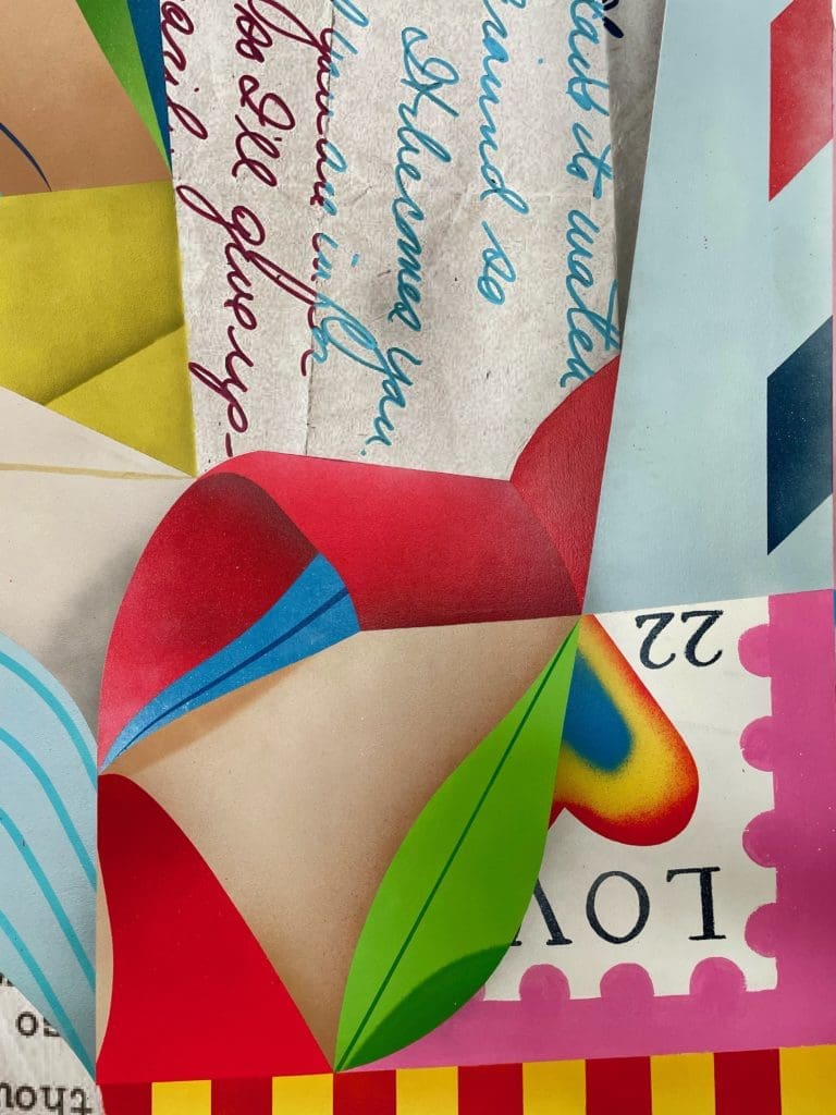 Artist DUAL is known for his street art with bold colors and shapes. (Courtesy DUAL.)
