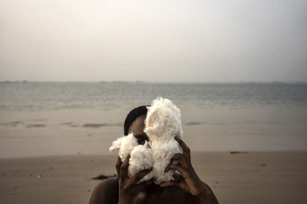 Adama Delphine Fawundu's "Oxum at Eko," 2018, at Art Is Bond