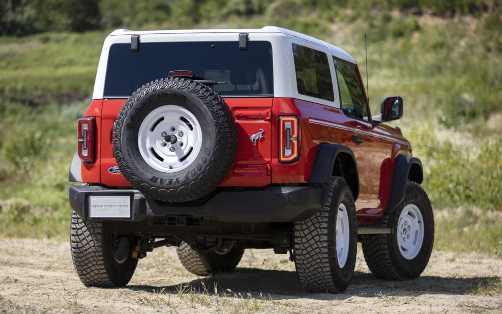The Bronco Heritage Edition is sure to be a much sought-after ride.