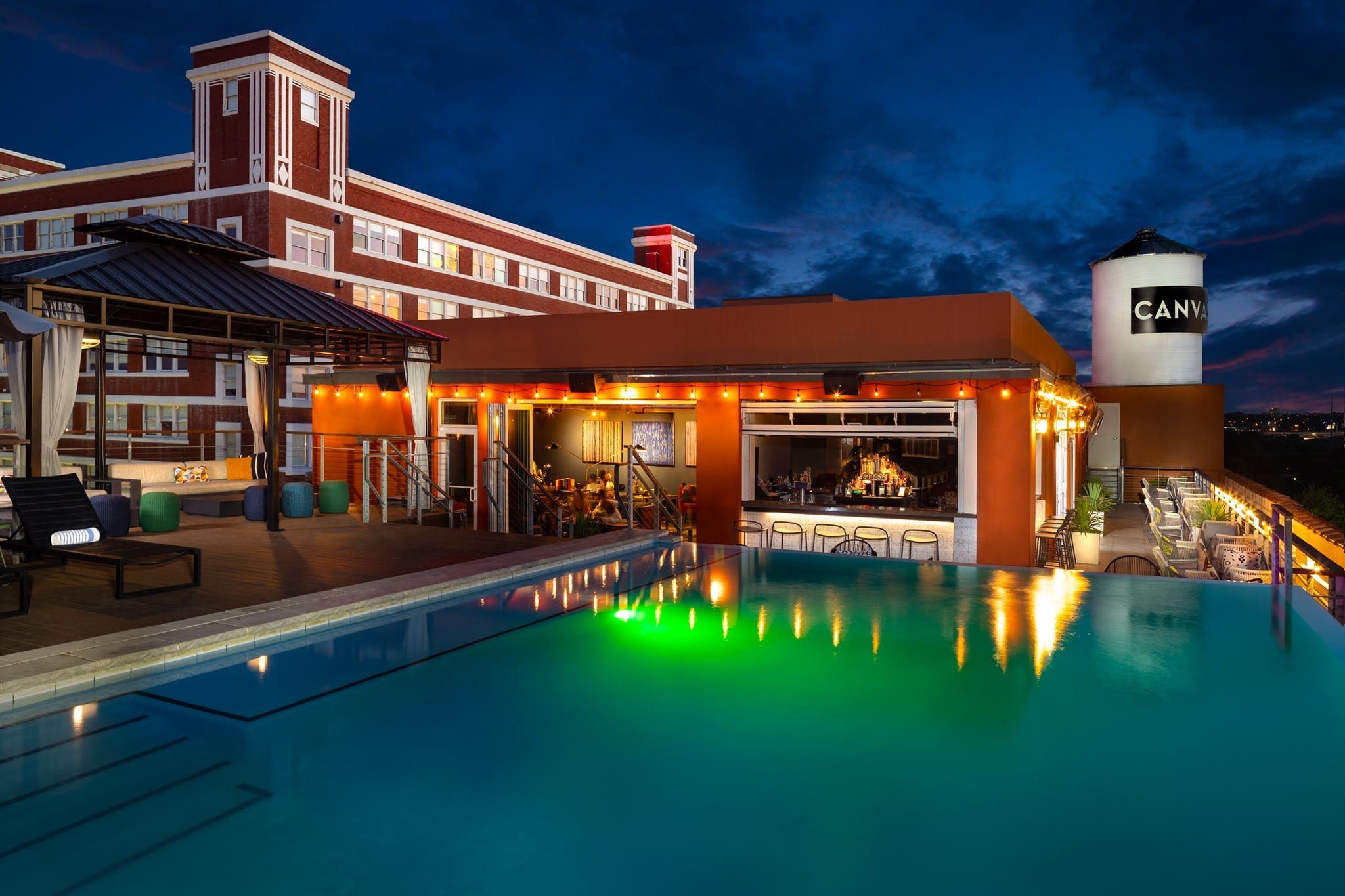 Gallery Rooftop Lounge Canvas