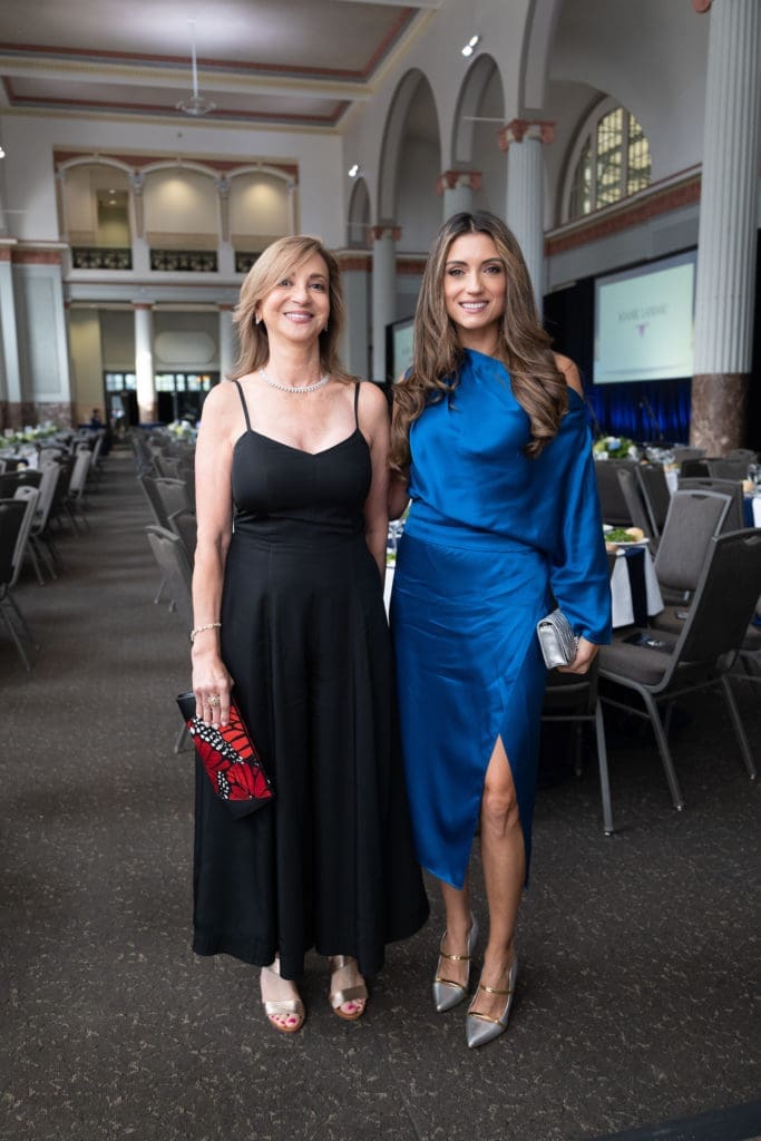 Adrienne Shaftel, Iris Shaftel at the HelpCureHD fundraiser at Minute Maid Park. (Photo by Daniel Ortiz)