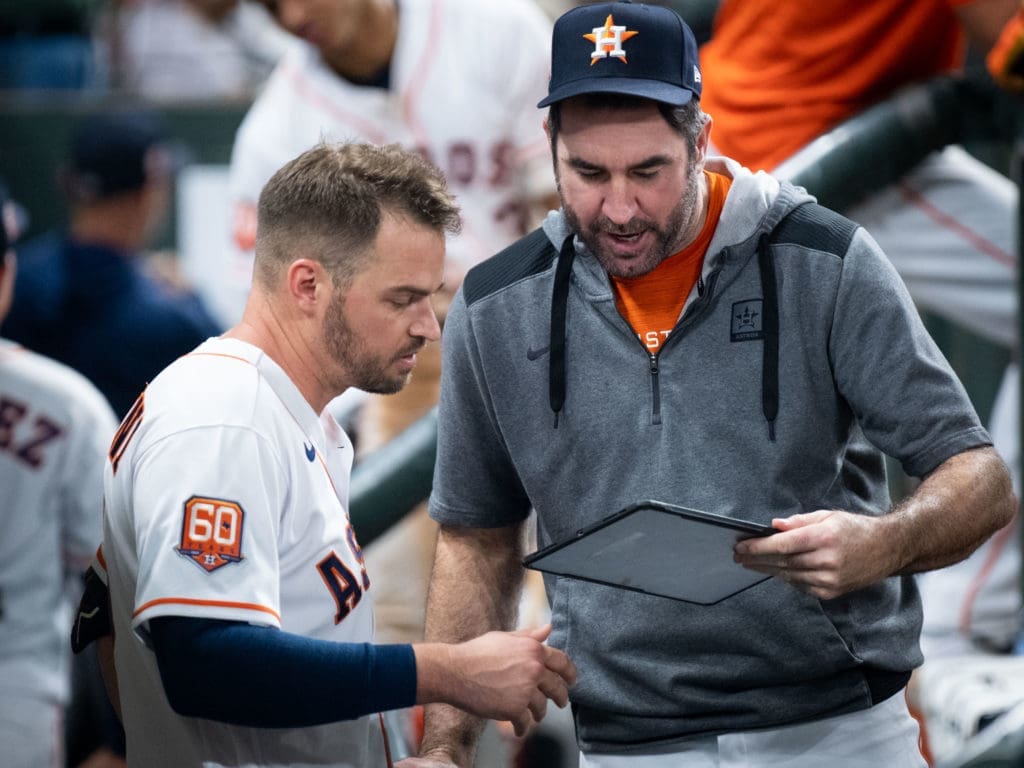 Trey Mancini is already getting help and tips from Houston Astros like Justin Verlander. (Photo by F. Carter Smith)