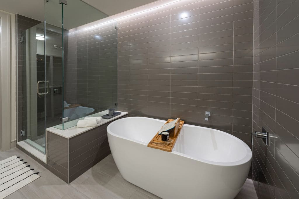 Brava's bathrooms include full soaking tubs.