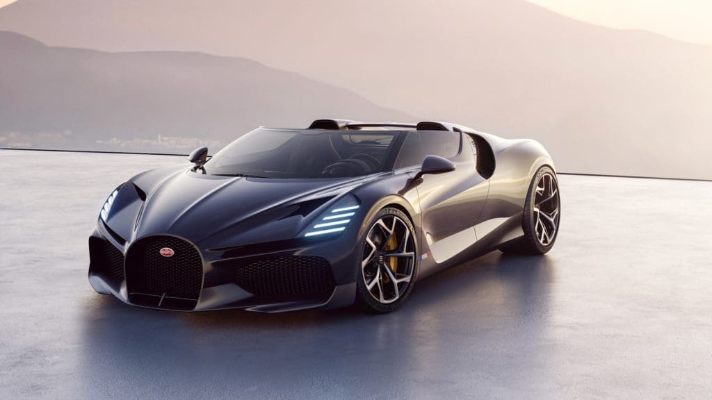 The Bugatti Mistral knows that a supercar needs to wow.