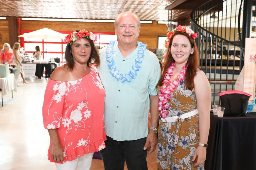 Sandi Mercado, Tony Ackerman, Amanda Ackerman at the Citizens for Animal Protection summer bash. (Photo by Priscilla Dickson)