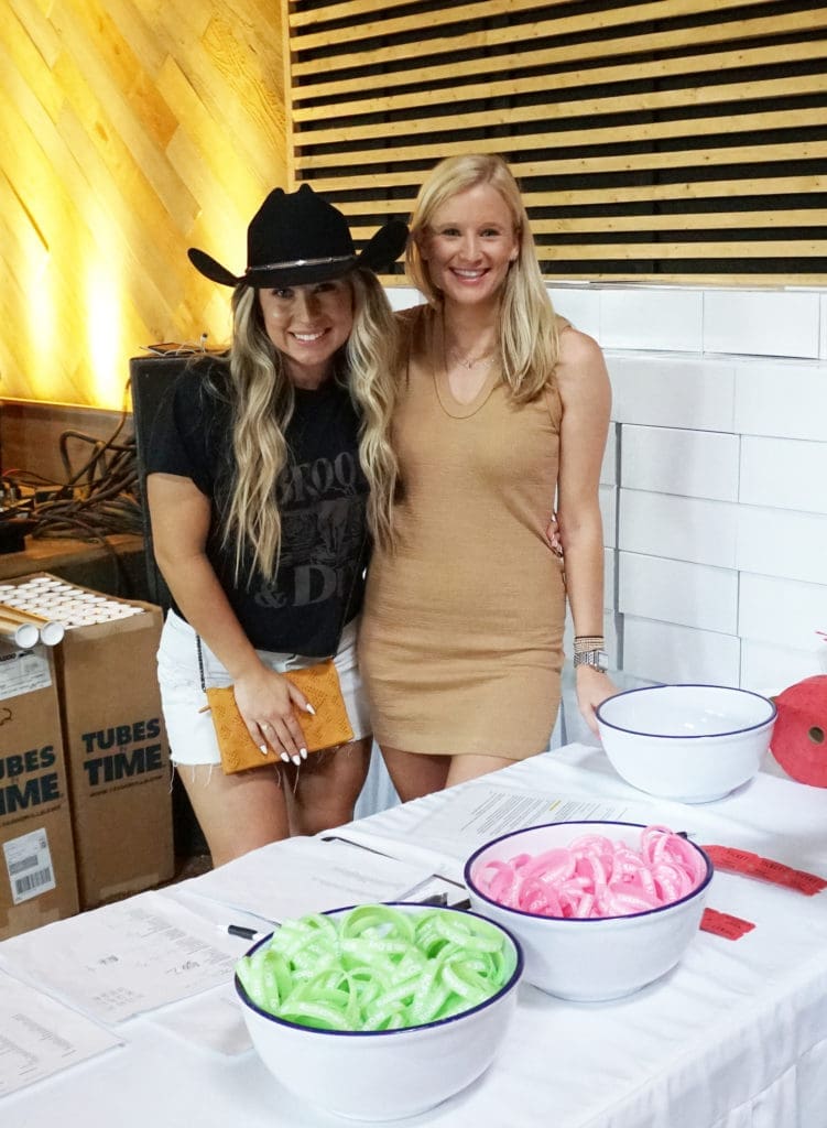 Dani Cuteri, Jessica Butterfield at Roger Clemens' 60th birthday bash also celebrating his namesake's foundation's 30th anniversary. (Photo by Mark Pavlovich Photography)