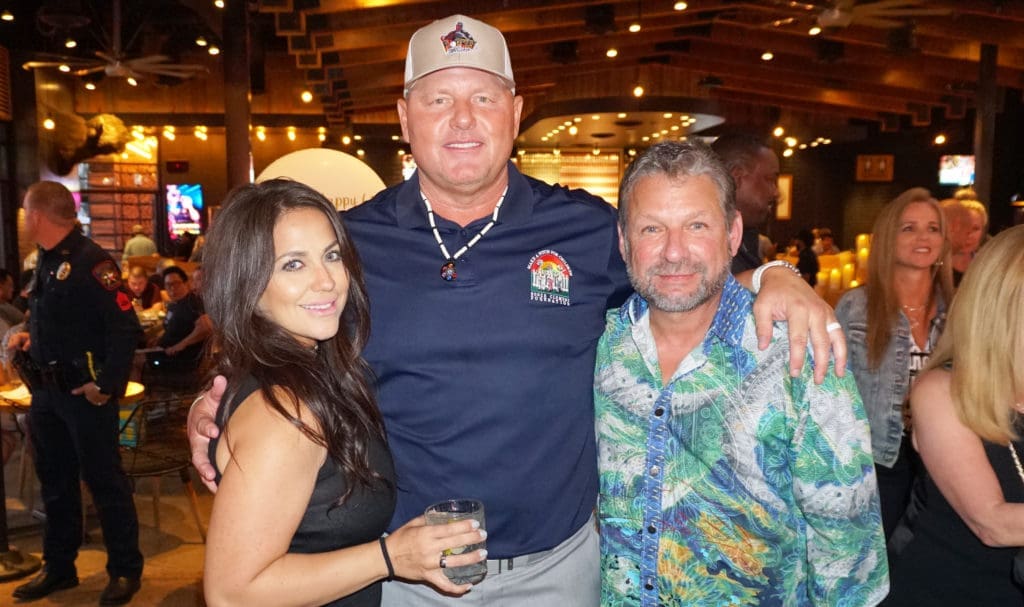 Roger Clemens and friends at his 60th birthday bash at The Rustic. (Photo by Mark Pavlovich Photography)