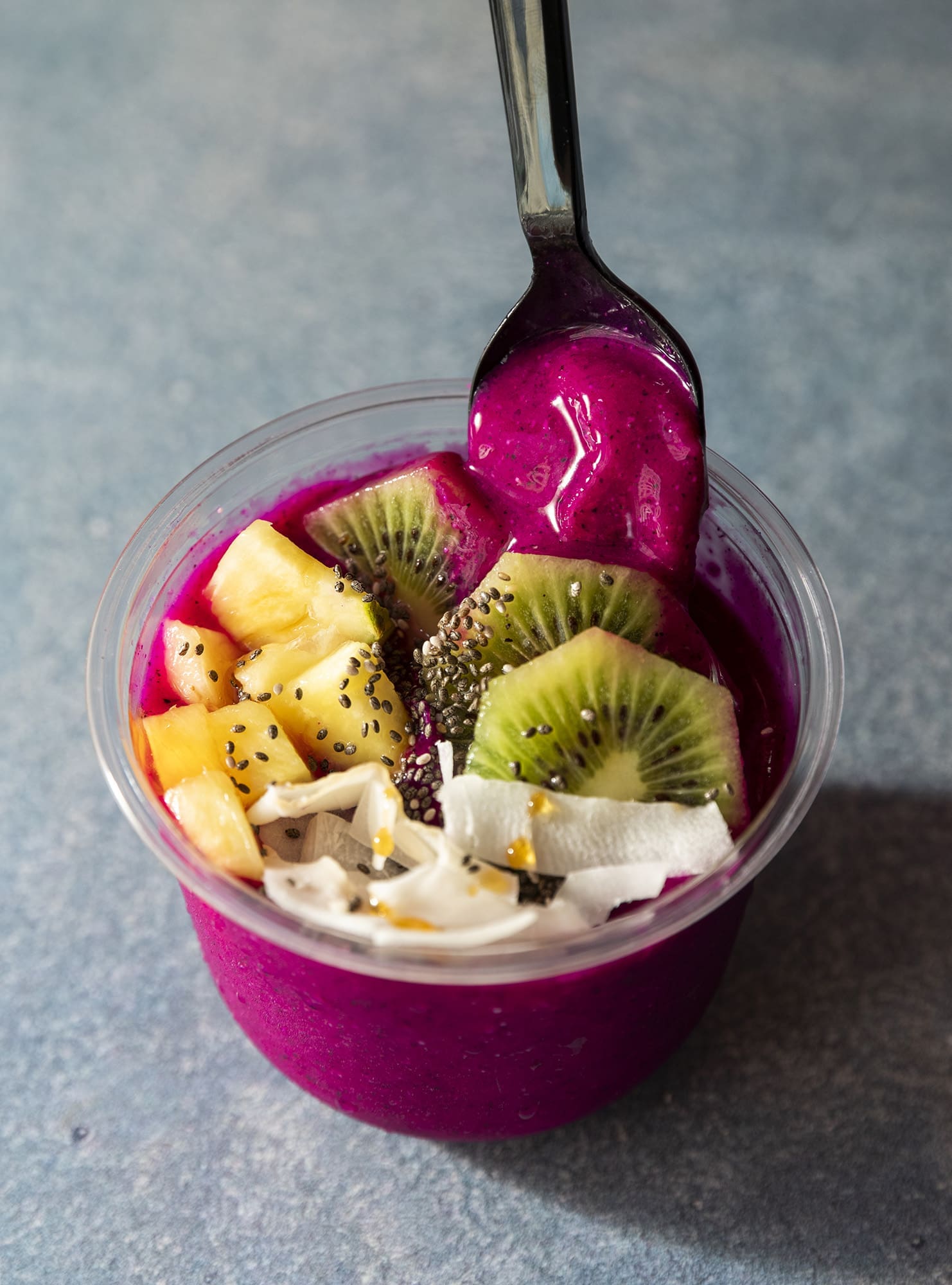 Islena Bowl at Cranky Carrot Juice Co. in Finn Hall (Photo by Julie Soefer)