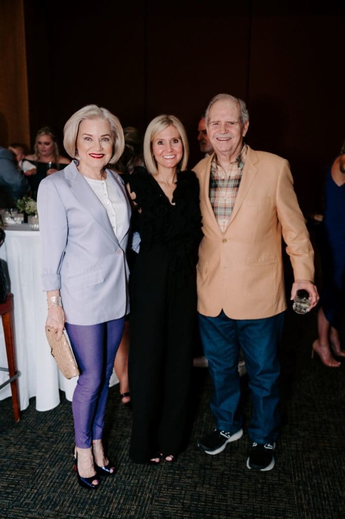 Jo Furr, Dr. Erin Furr Stimming, Jim Furr at the HelpCureHD gala at Minute Maid Park. (Photo by Rae Tay Photography)