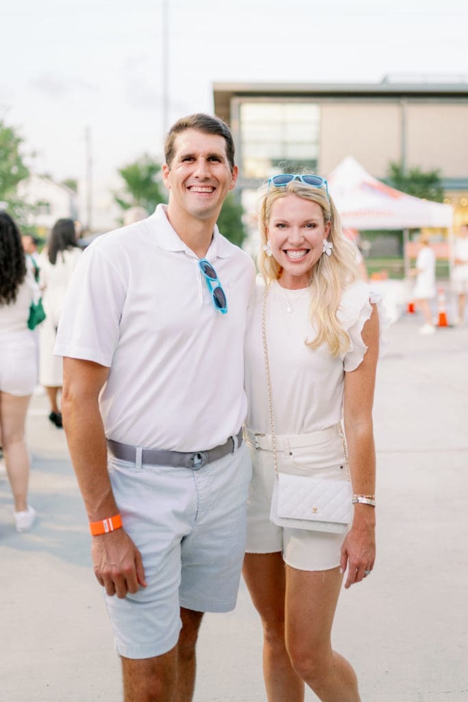 Jonathan & Laura Bonck at the Nan & Company Properties party held during White Linen Night in The Heights. (Photo by Nan Studios)