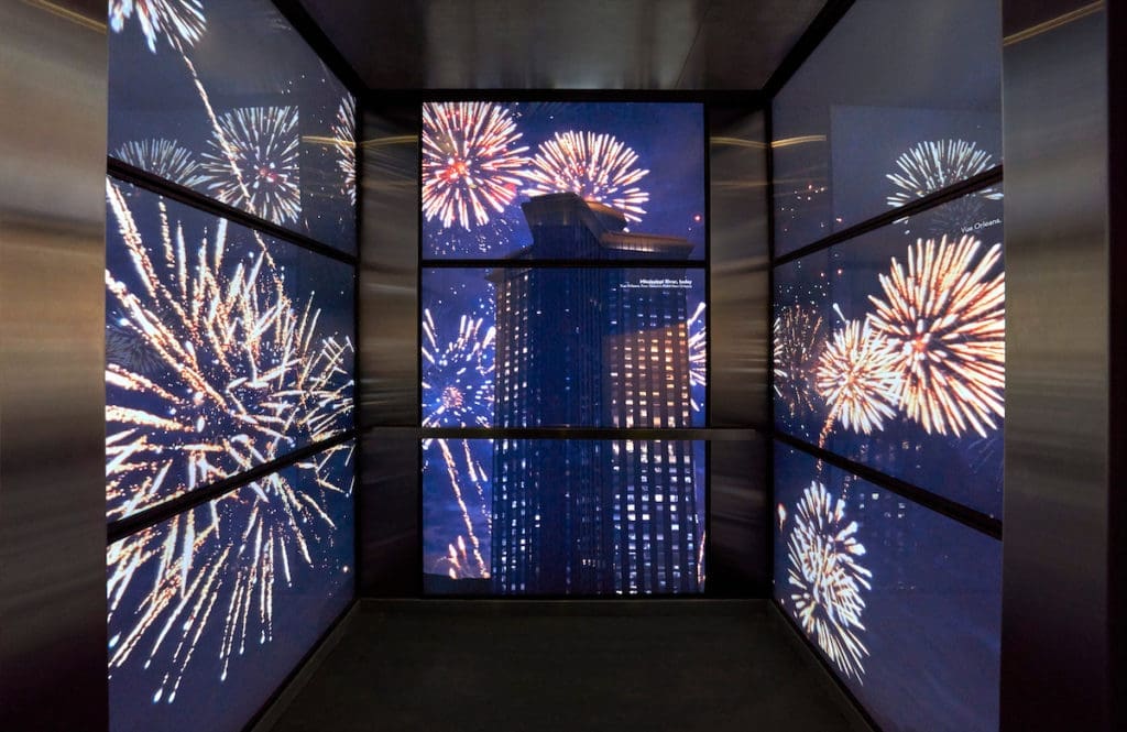 The Vue Orleans elevators are a thrilling ride all their own.