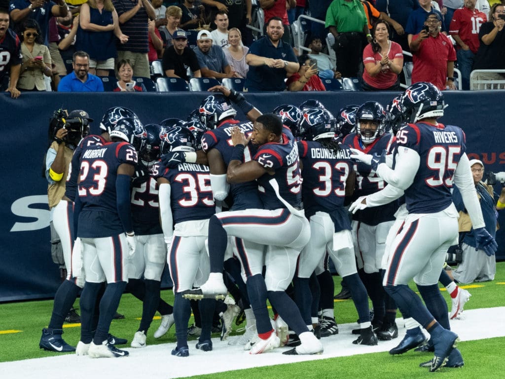 The Houston Texans believe they'll have reason to celebrate this season. (Photo by F. Carter Smith)