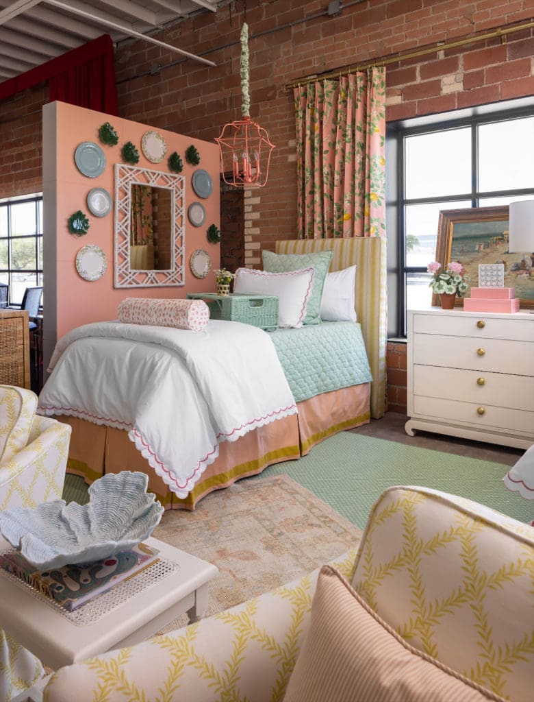 A sophisticated kids' room by The Loveliest Home.  (Photo by Aaron Dougherty)