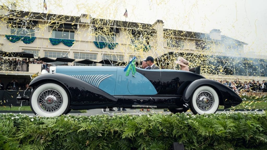 The 1932 Duesenberg J Figoni Sports Torpedo is the first American car to win Best in Show at Pebble Beach since 2013.