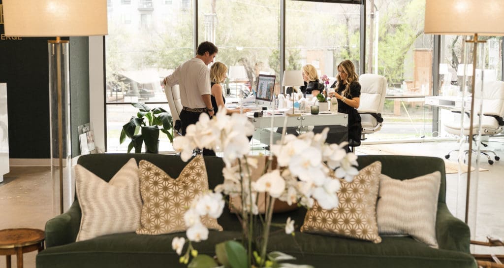 The aesthetically stunning Milliard showroom couldn't be more different than a traditional jewelry store.