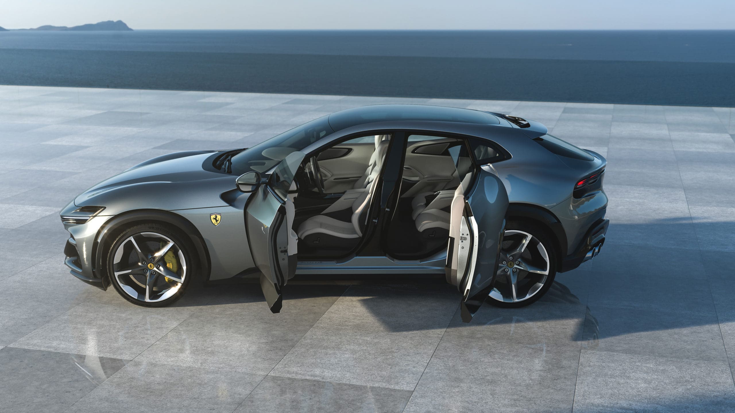 Ferrari Purosangue Welcome Doors