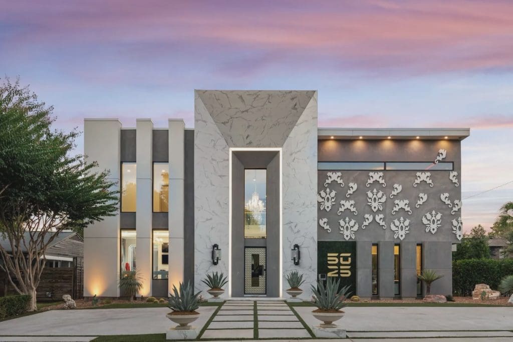 It's safe to say we've never seen anything quite like 5025 Wateka Drive, a palatial futuristic estate near Love Field Airport.