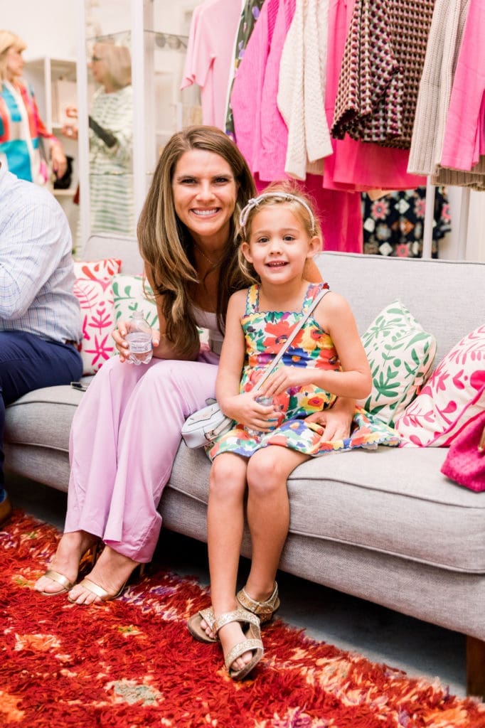 Abigail Hartland, Elle Hogan at the Frances Valentine first anniversary celebration