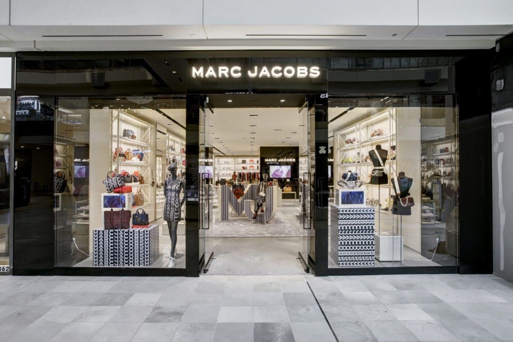 Marc Jacobs has opened its first full-line store in Houston’s Galleria, tucked between Nespresso and Tag Heuer near The Galleria Financial Center.